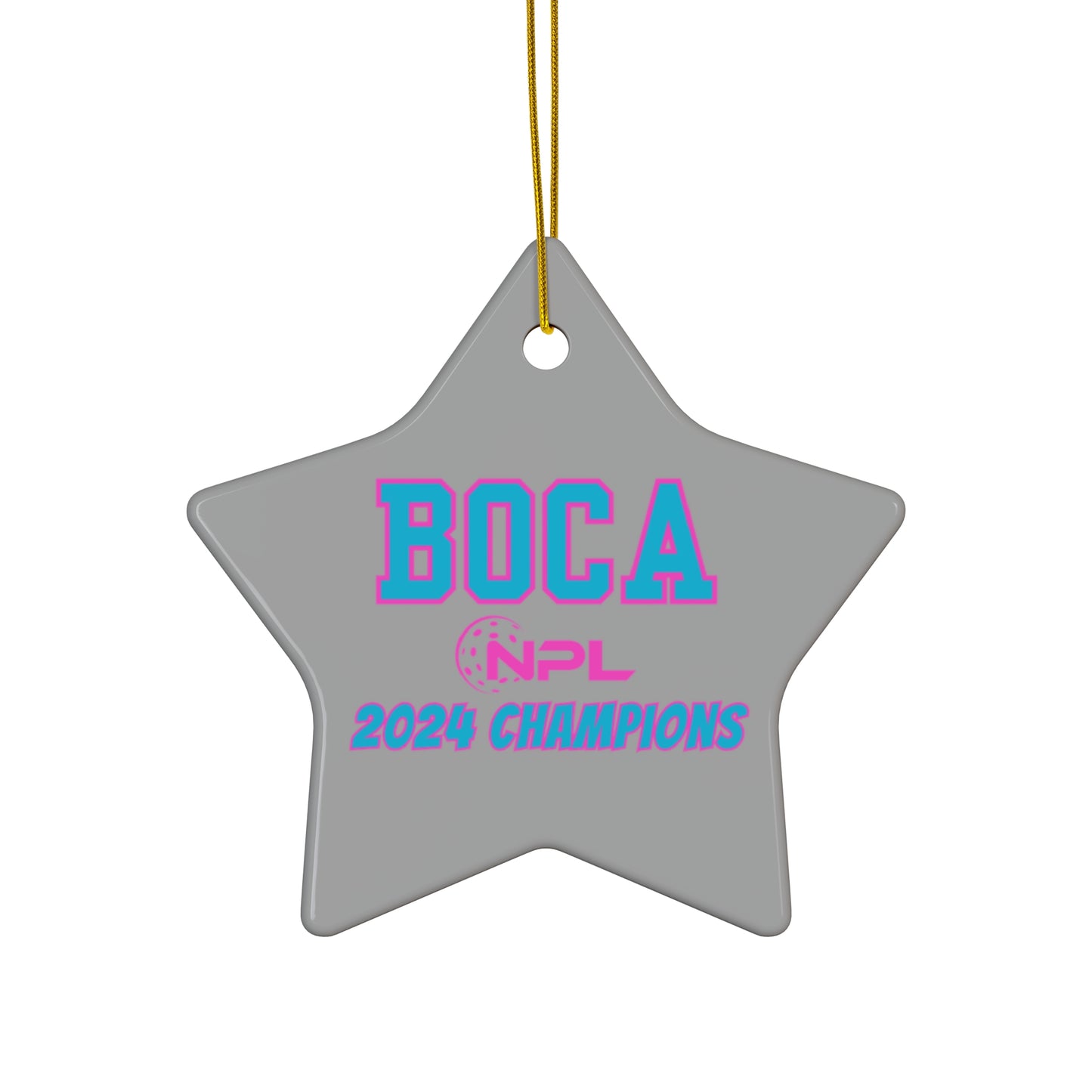 BOCA NPL ‘24 Champions Ornamnent