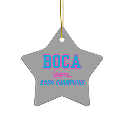 BOCA NPL ‘24 Champions Ornamnent