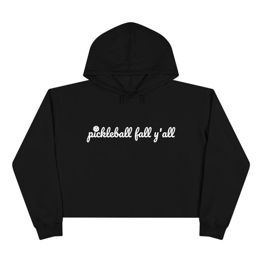 Pickleball Fall Y’all Crop Hoodie