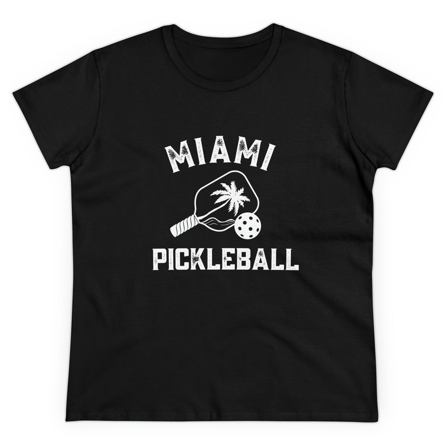 Miami Pickleball - Women's Midweight Cotton Tee