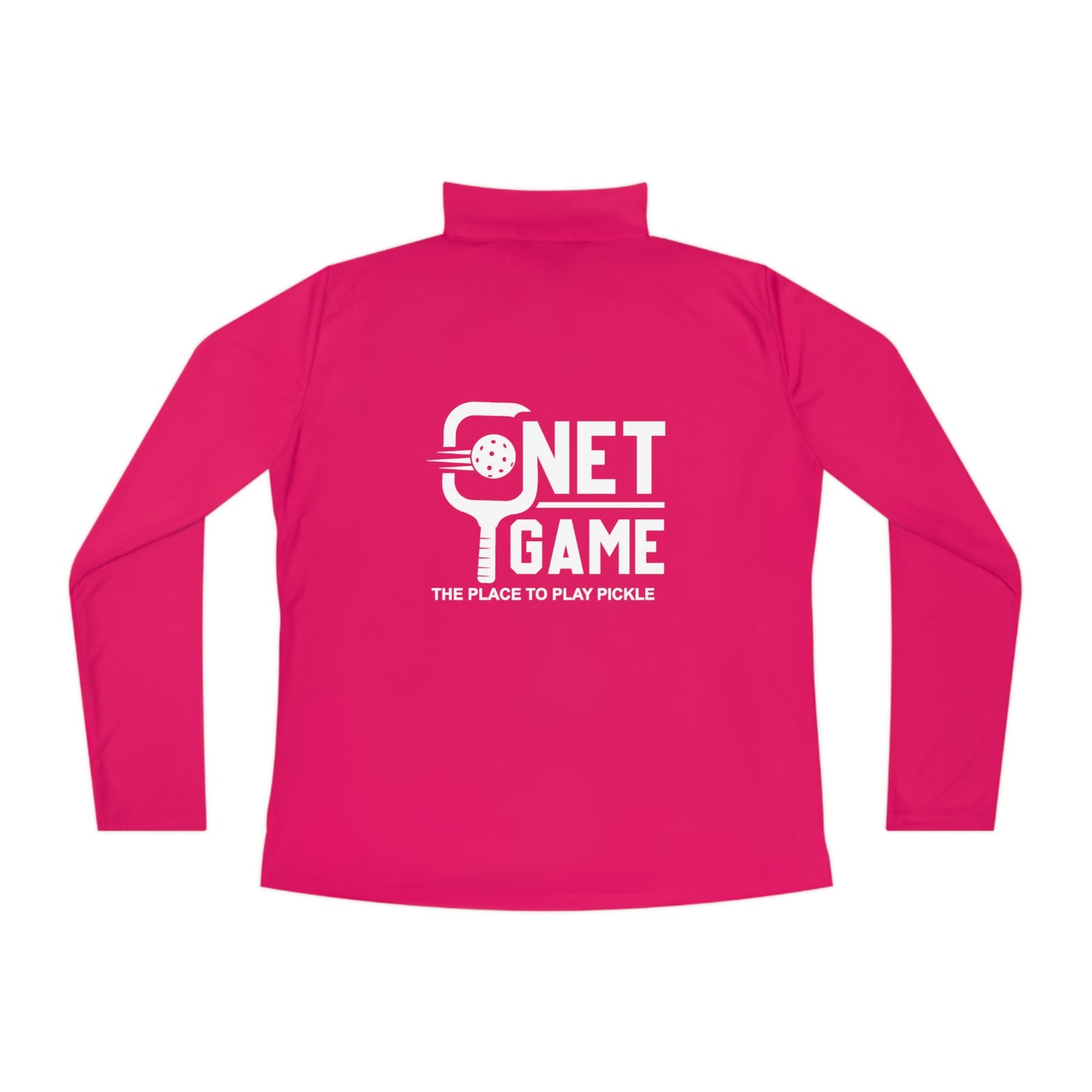 Net Game LOVE  Ladies Quarter-Zip Pullover