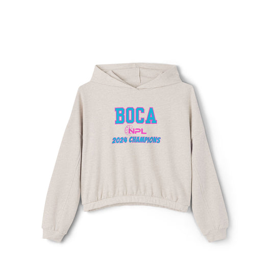 BOCA NPL ‘24 Champions Women's Cinched Bottom Hoodie