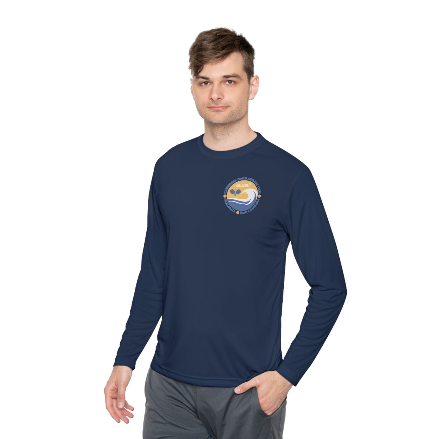 Cathedral Oaks SWELL Pickleball - Men’s/Unisex Lightweight Long Sleeve Tee - add name on front or back