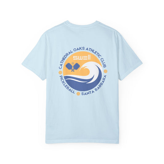 Cathedral Oaks Athletic Club - SWELL - Pickleball Unisex Garment-Dyed T-shirt