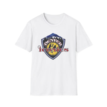 Denver Iconics NPL Team - Unisex 100% cotton soft style T - can customize back