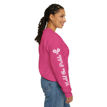 PINK PICKLE Customize Crew  - Hold the Pickle - add your name on sleeve or back (add in notes)