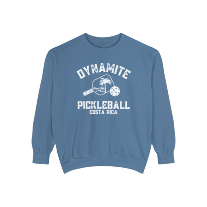 Dynamite Pickleball -Pura Vida - Costa Rica - Unisex Garment-Dyed Crew