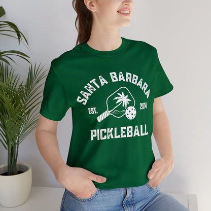 Santa Barbara Pickleball original  - 2 day - Unisex 100% airline cotton Jersey Short Sleeve Tee