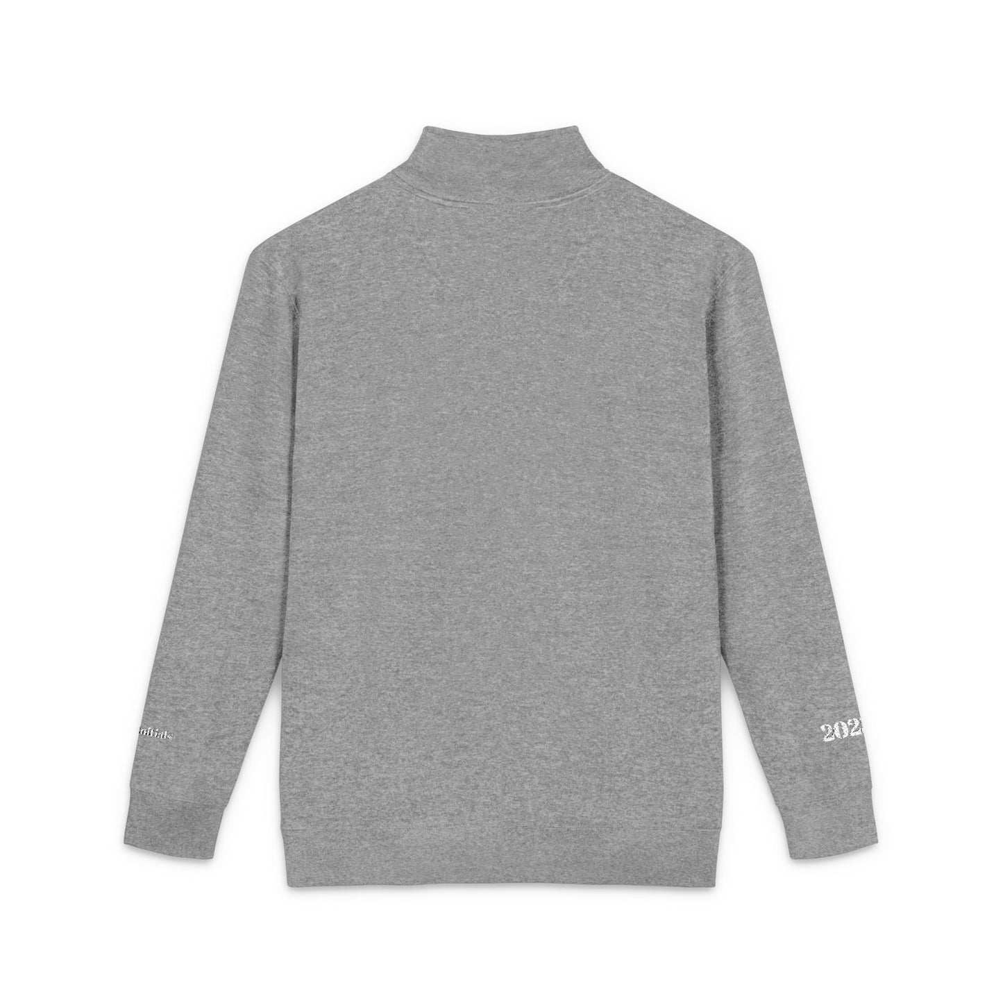 Pickleball Hall of Fame - embroidered 1/4 zip sweatshirt, Unisex Fleece- personalize cuffs