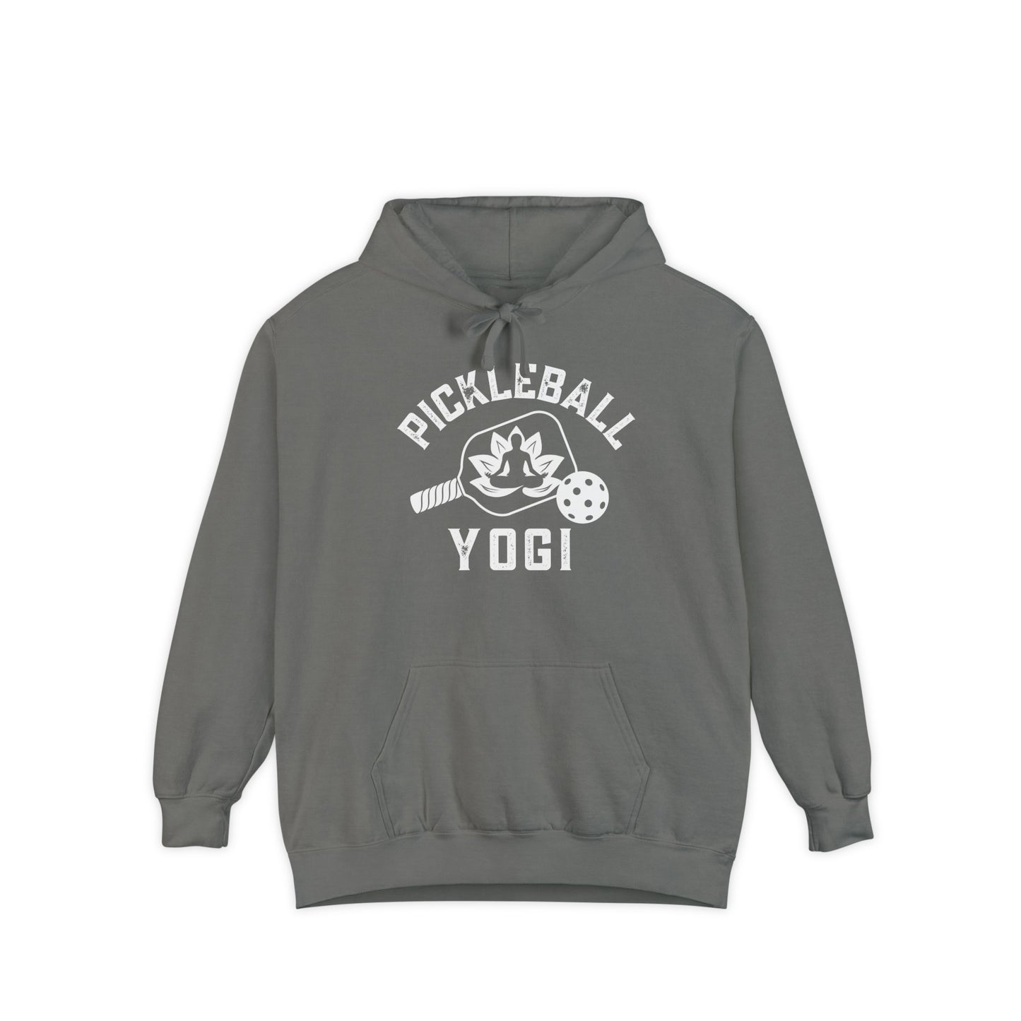 Pickleball Yogi - Unisex Garment-Dyed Hoodie no customization