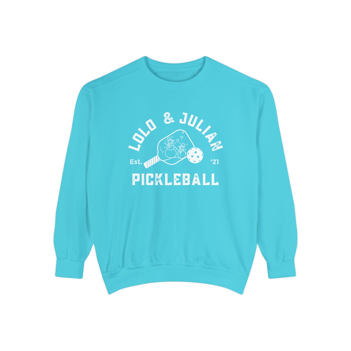 Beachy LOLO & Julian Snowman Pickleball Crew - Comfort Colors