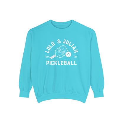 Beachy LOLO & Julian Snowman Pickleball Crew - Comfort Colors