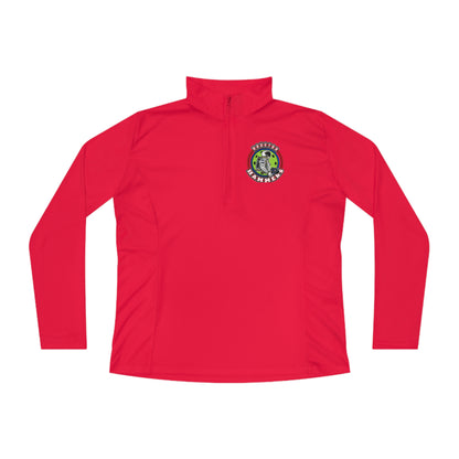 * Houston Hammers NPL - Ladies Cut -SPF 40, Moisture Wicking, Quarter-Zip Pullover