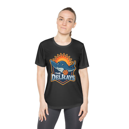 The Del Rays Ladies SPF 40 Sprt Tek Competitor Tee - Add name