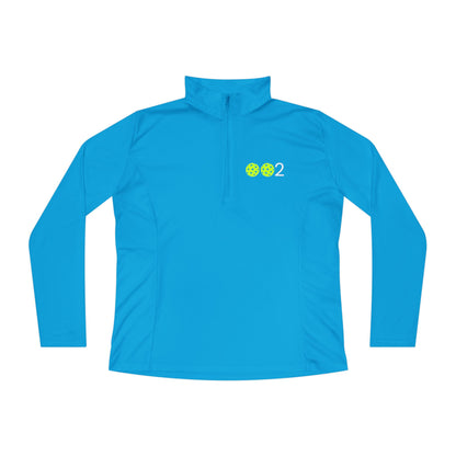 PICKLZ Ladies Quarter-Zip Pullover - add your number in instructions