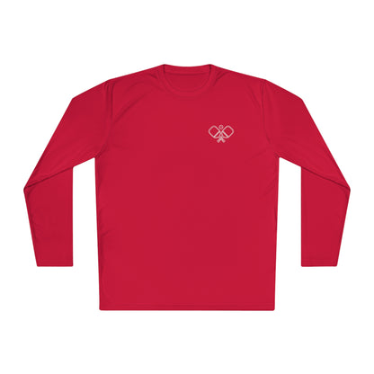 Hooked on Pickleball, Sunshine & Sushi- Unisex moisture wicking  Lightweight Long Sleeve Tee spf 40