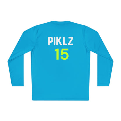 PICKLZ SPF 40 Men’s Cut/Unisex Moisture Wicking Lightweight Long Sleeve Tee - add your number in instructions