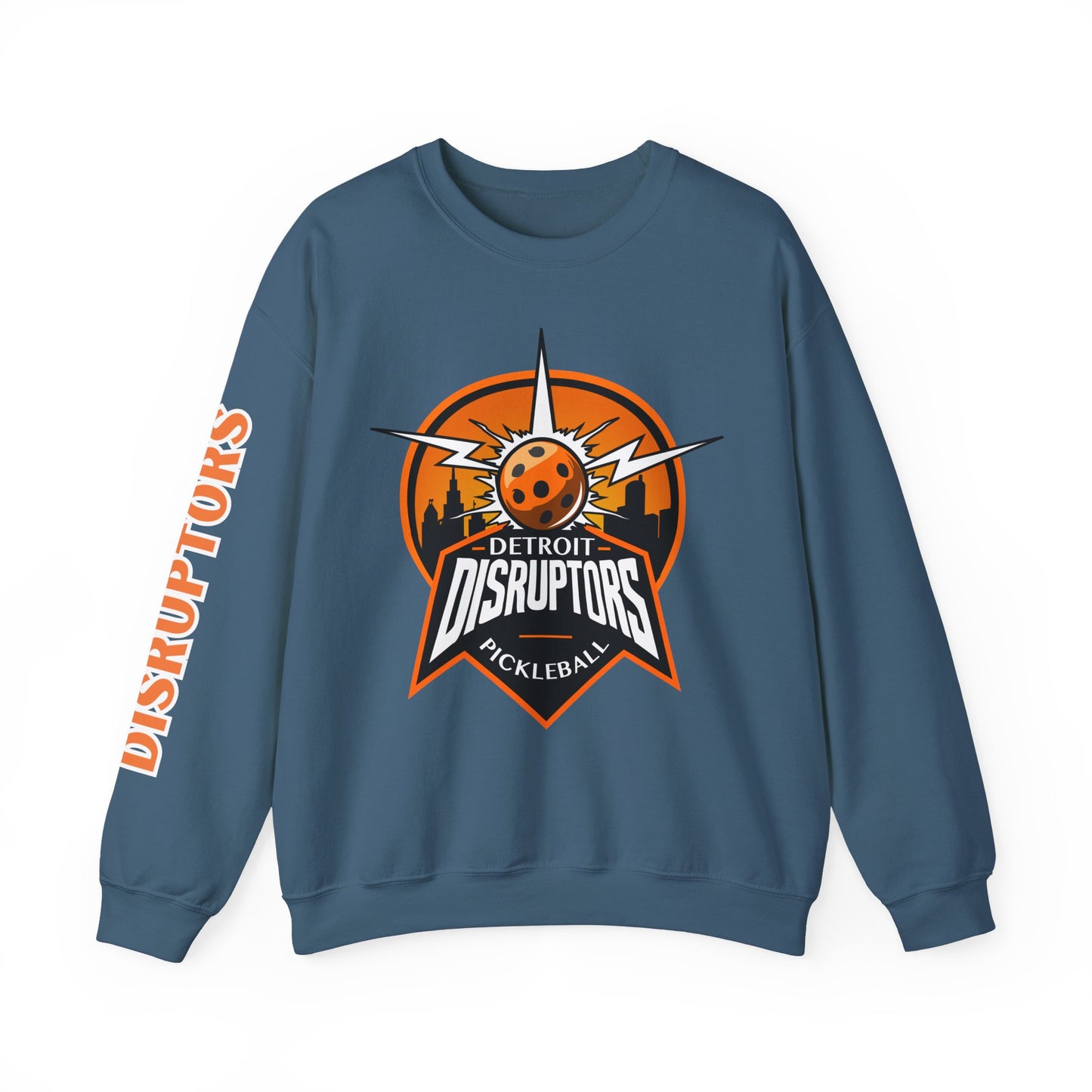 Detroit Disruptors Unisex Crew -Customize Sleeve or Back w/ Name- (add in instructions)