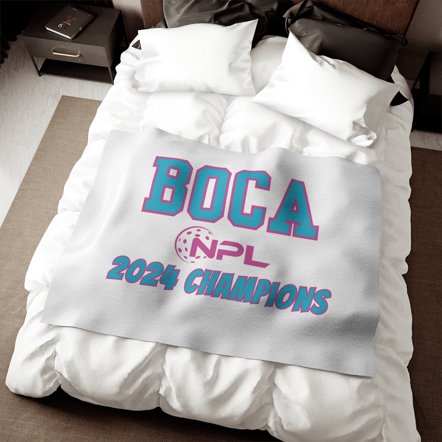 BOCA NPL Champions ‘24 Sweatshirt Blanket