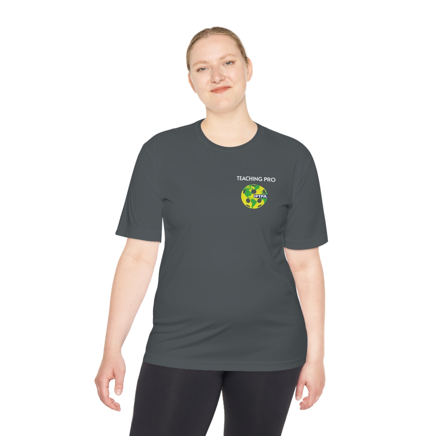 IPTPA Teaching Pro Unisex SPF 40,Moisture Wicking Tee (can add name front or back)