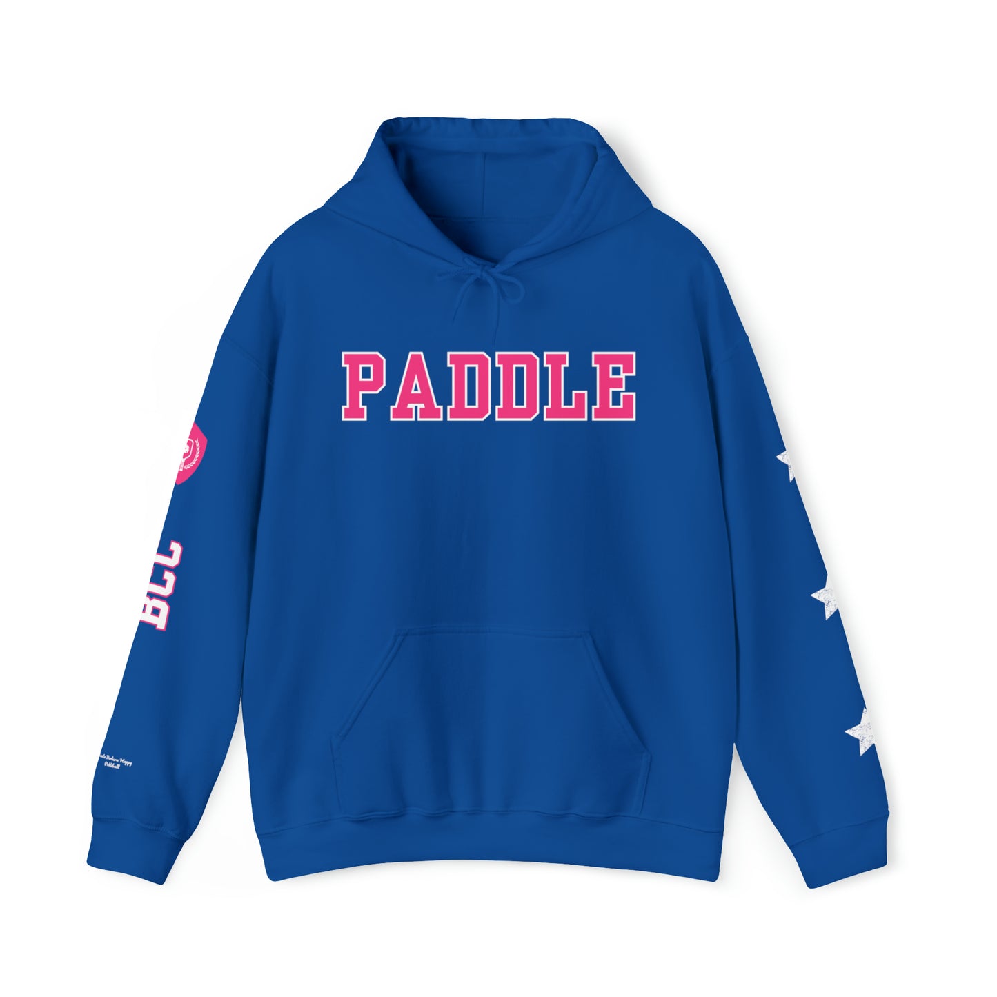 PADDLE Hoodie - PINK writing - 4 sides customized