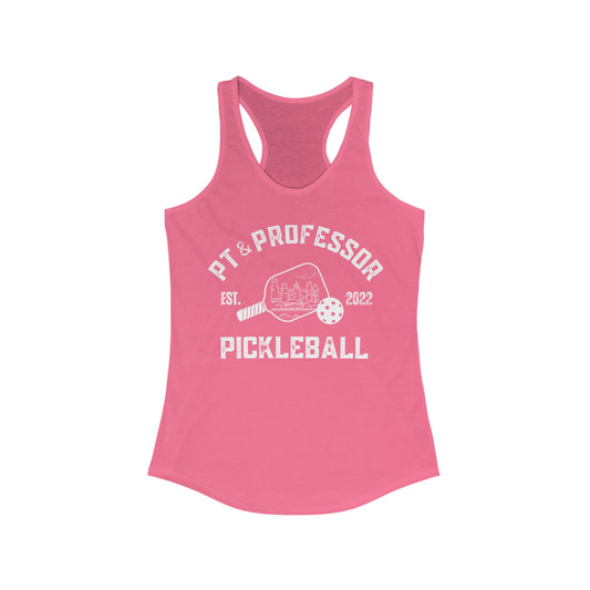 PT and Professor - Gallwas back - Women's Ideal Racerback Tank