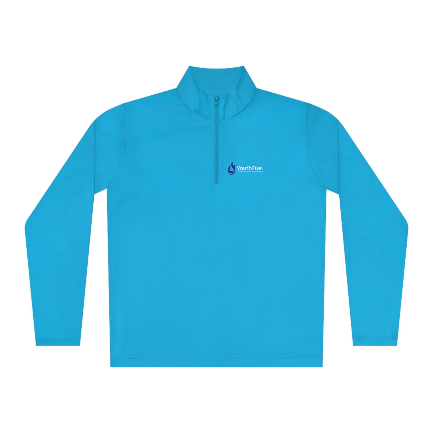 YouthFuel Unisex/Men’s Cut Quarter-Zip Moisture Wicking Pullover