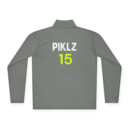 PICKLZ 15  Unisex SPF 40 Moisture Wicking Quarter-Zip Pullover - add your number in instructions