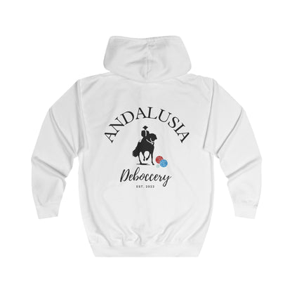 Andalusia Deboccery Zip Up - Lane 7 80% cotton/20 % poly Unisex Hoodie