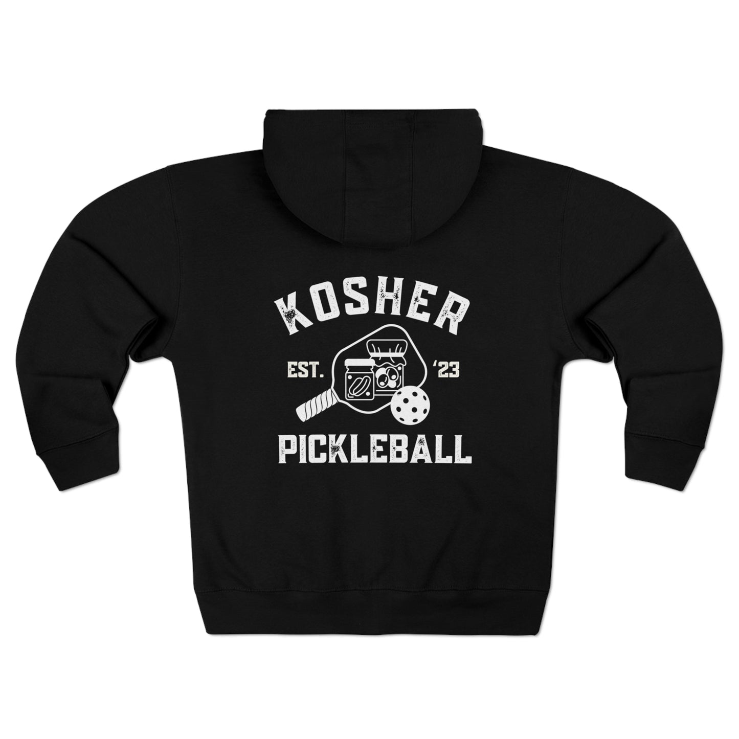 Kosher Pickleball - Unisex Premium Full Zip Hoodie