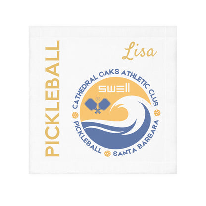 Cathedral Oaks SWELL - Customized Pickleball Face Towel - add your name!