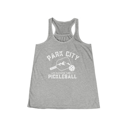 Donna Park City Pickleball - Women's Flowy Racerback Tank