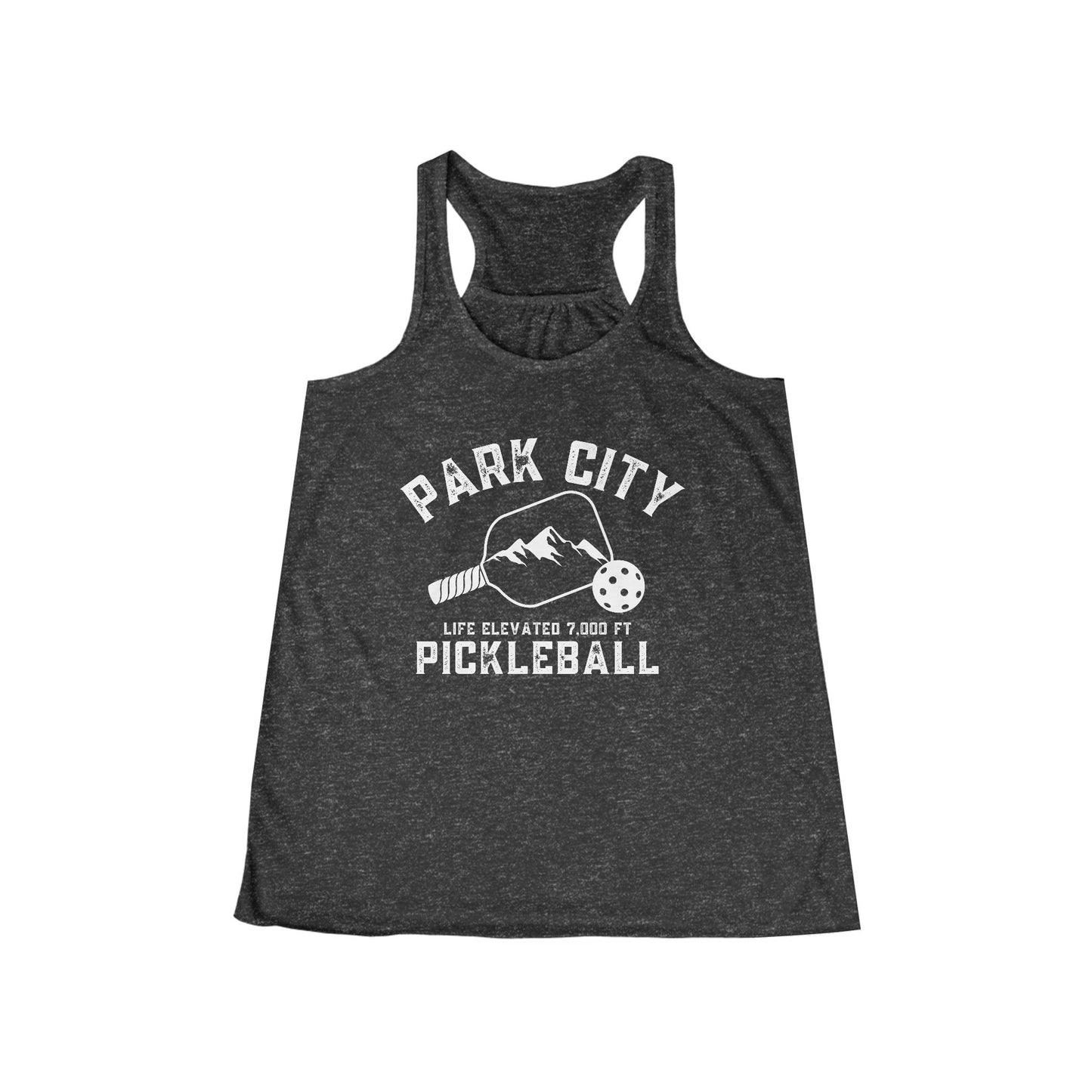 Donna Park City Pickleball - Women's Flowy Racerback Tank