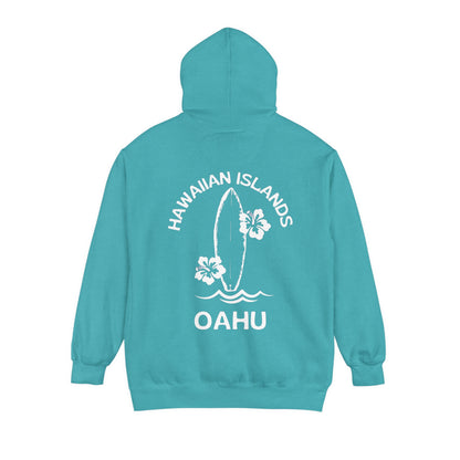 Hawaiian Islands Oahu Hoodie - Comfort Colors