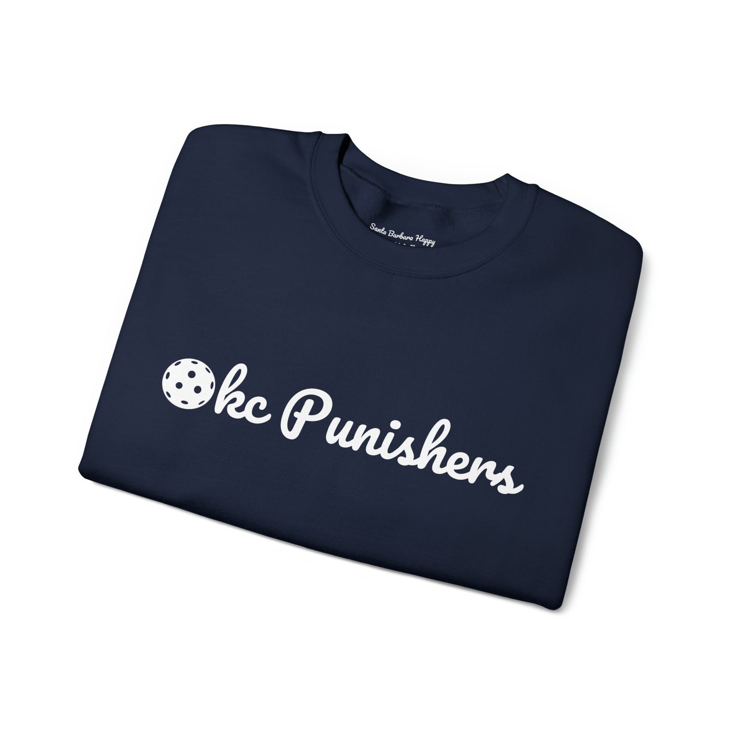 OKC Punishers Script Crew -50% cotton soft, Customize sleeve
