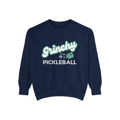 Grinchy Pickleball Unisex Crew - Comfort Colors