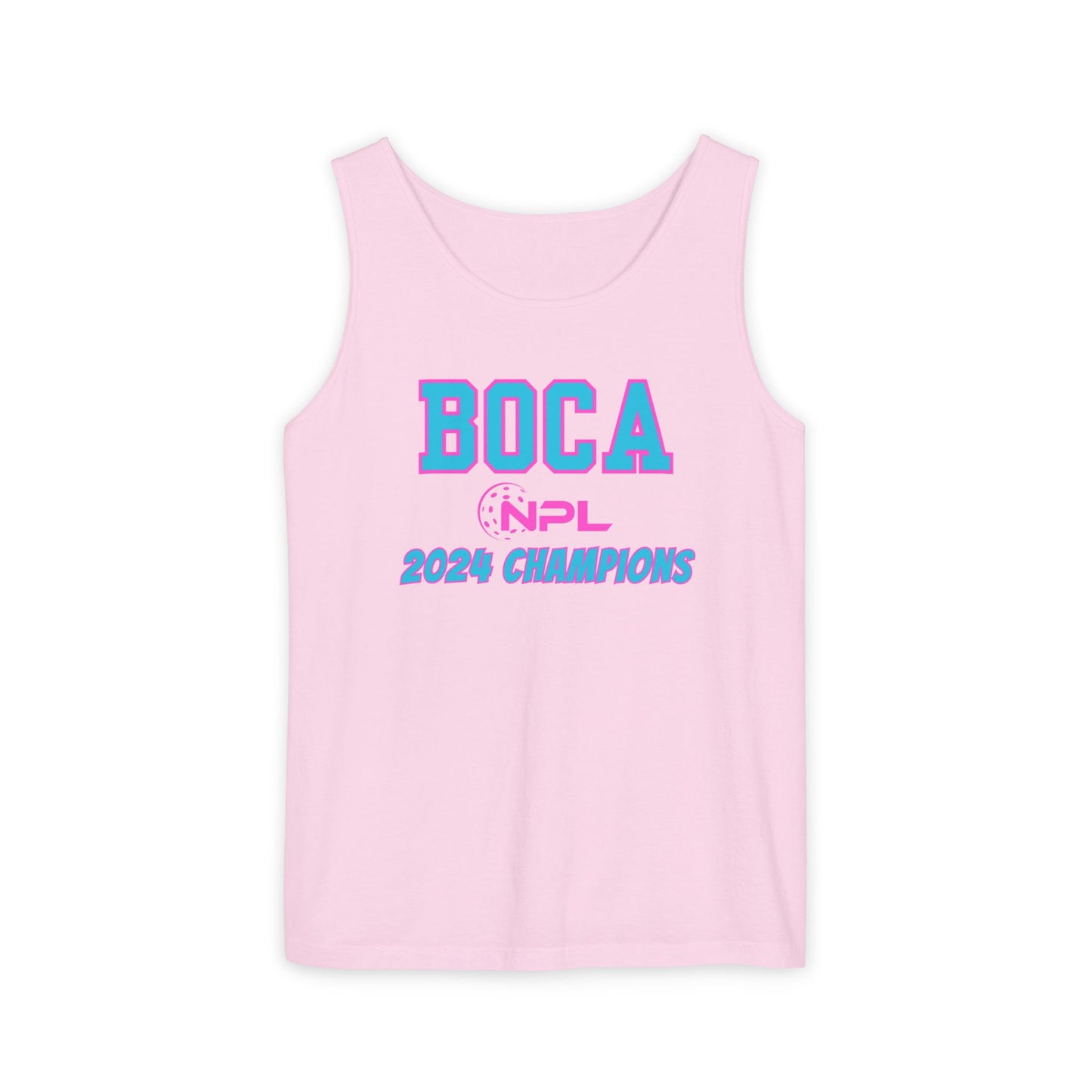 BOCA NPL ‘24 Champions - Unisex Garment-Dyed Tank Top