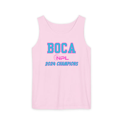 BOCA NPL ‘24 Champions - Unisex Garment-Dyed Tank Top