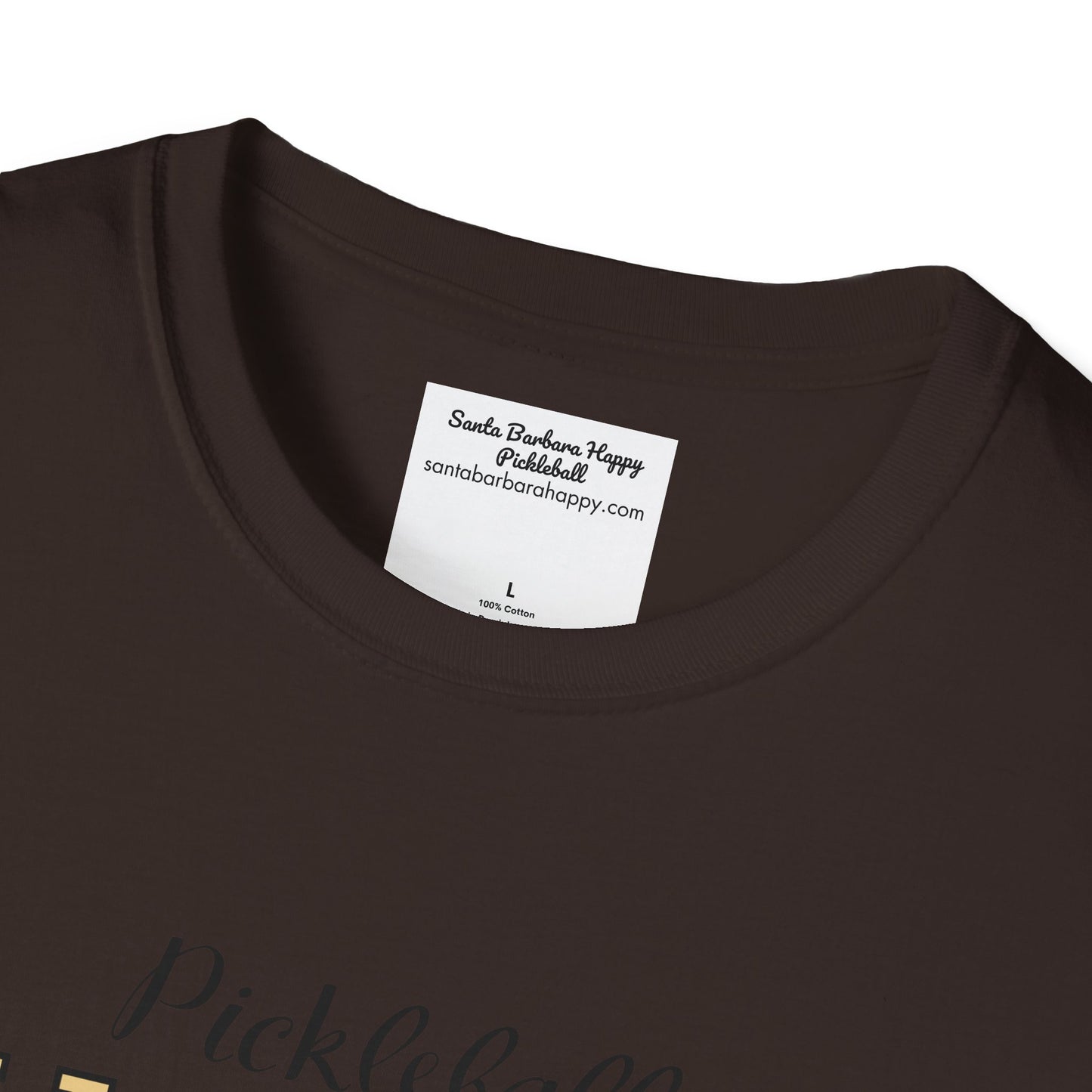 Pickleball Hall of Fame - Unisex Softstyle T-Shirt (customize with Hall of Fame name, or leave blank )