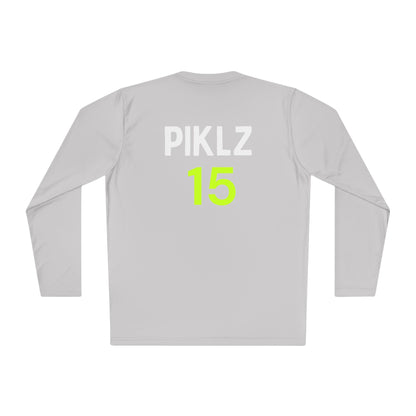 PICKLZ SPF 40 Men’s Cut/Unisex Moisture Wicking Lightweight Long Sleeve Tee - add your number in instructions