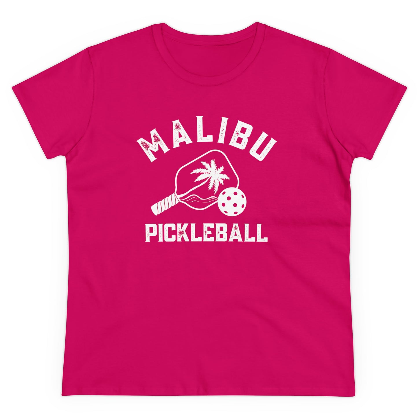 Malibu Pickleball Women's Midweight Cotton Tee