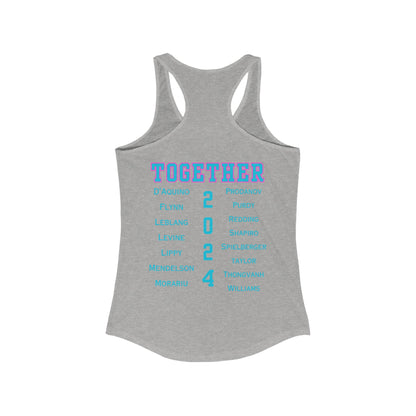 BOCA NPL ‘24 Champions - Women's Ideal Racerback Tank, Player’s names on back