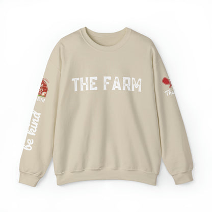 Pickleball Farm Crews - The Farm on front - Customize Sleeve, add in notes