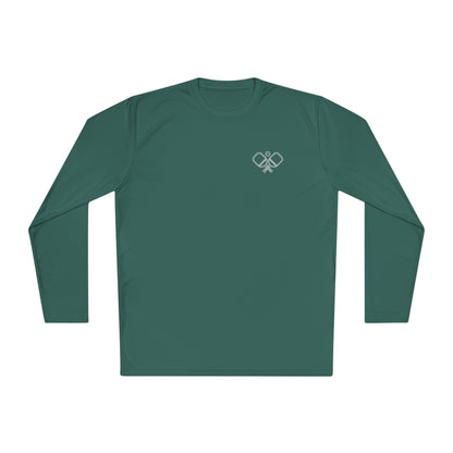 Hooked on Pickleball, Sunshine & Sushi- Unisex moisture wicking  Lightweight Long Sleeve Tee spf 40