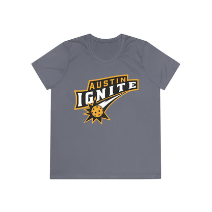 Austin Ignite NPL Team - Moisture Wicking, SPF 40, Ladies Competitor Tee - customize back