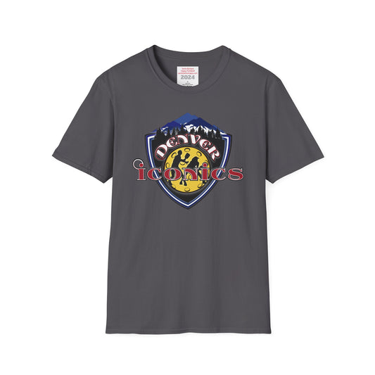 Denver Iconics NPL Team - Unisex 100% cotton soft style T - can customize back