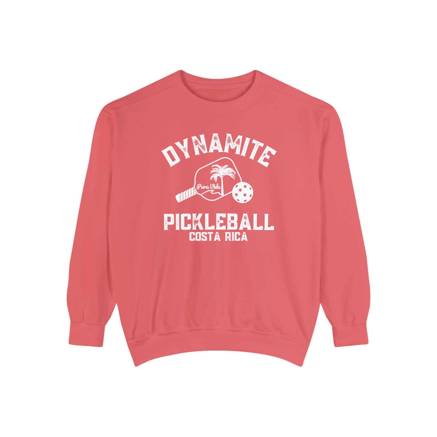 Dynamite Pickleball -Pura Vida - Costa Rica - Unisex Garment-Dyed Crew