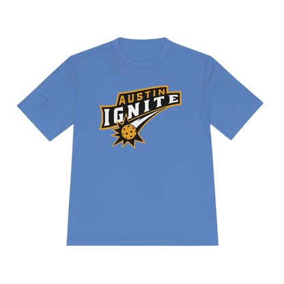 Austin Ignite NPL Team - Unisex (fuller cut)  Moisture Wicking T - customize  back