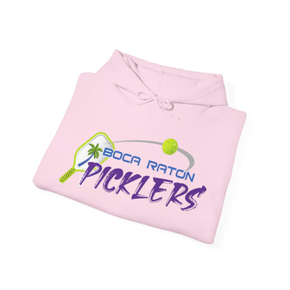 Boca Raton Picklers NPL Team Hoodie (script sleeve = Picklers’ Power) Customize name on back