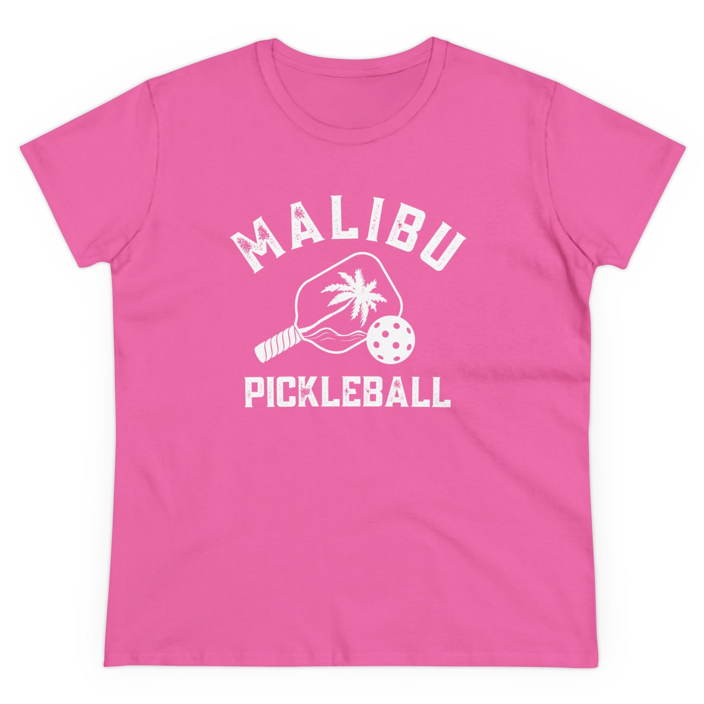 Malibu Pickleball Women's Midweight Cotton Tee